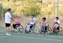 Hospital de Parapléjicos consolida el tenis en silla de ruedas como oferta deportiva